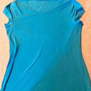 No Boundaries Women's XL (15-17) Short Sleeve Blue T-Shirt